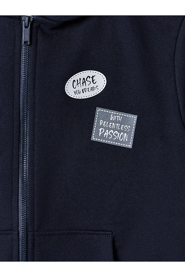 Комплект для мальчиков (толстовка, брюки) MARK FORMELLE, неви +печать1 - фото 2