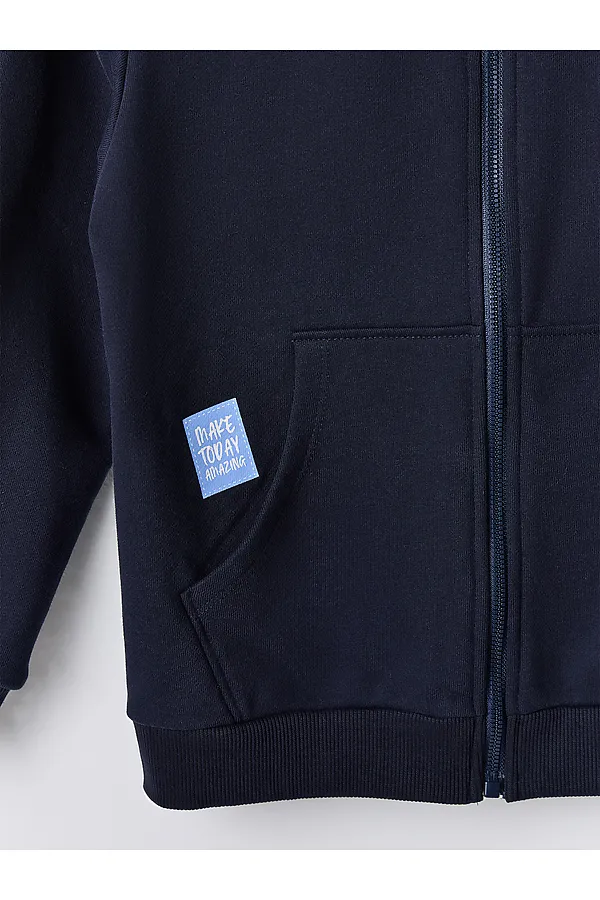 Комплект для мальчиков (толстовка, брюки) MARK FORMELLE, неви +печать1 - фото 2