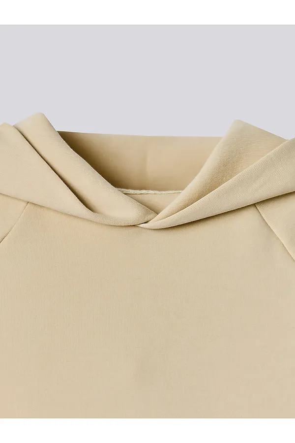 Комплект для мальчиков (худи, шорты) MARK FORMELLE, бежевый кварц +печать - фото 2