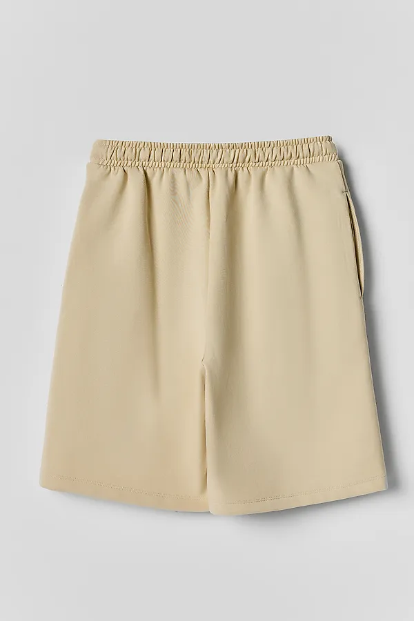 Комплект для мальчиков (худи, шорты) MARK FORMELLE, бежевый кварц +печать - фото 2