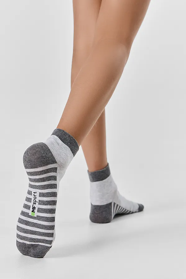 Носки детские MARK FORMELLE, св.серый меланж /т.серый меланж - фото 2