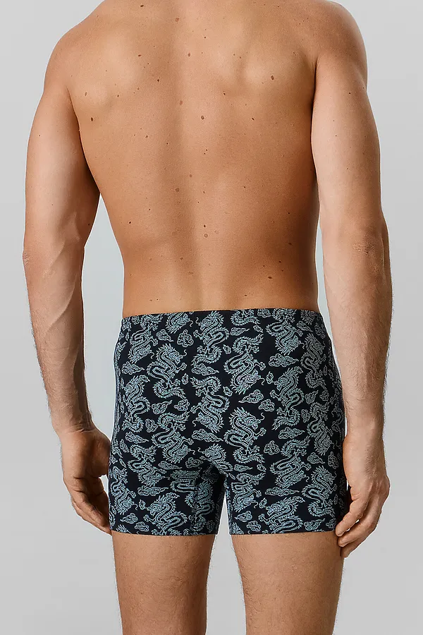 Трусы мужские MARK FORMELLE, драконы на чёрном - фото 2