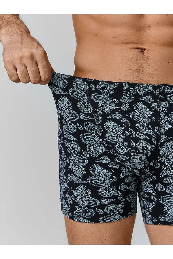 Трусы мужские MARK FORMELLE, драконы на чёрном  1 - фото 2