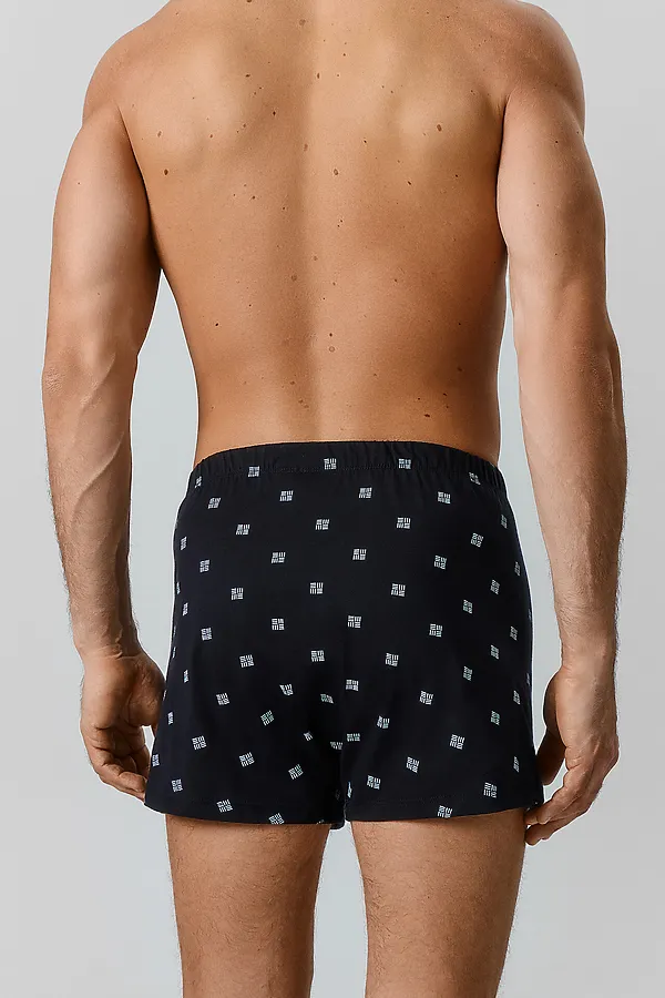 Трусы мужские MARK FORMELLE, голубые квадраты - фото 2