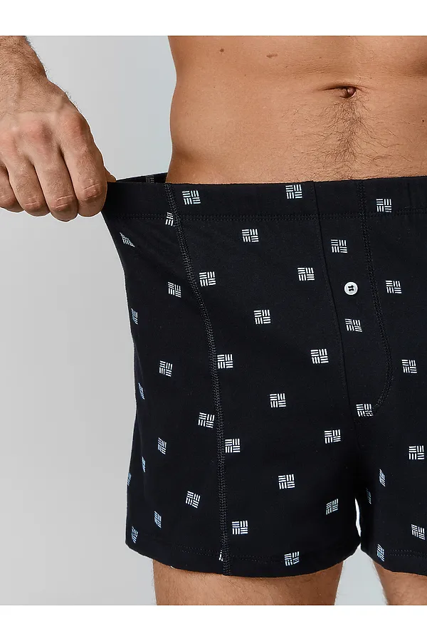 Трусы мужские MARK FORMELLE, голубые квадраты - фото 2