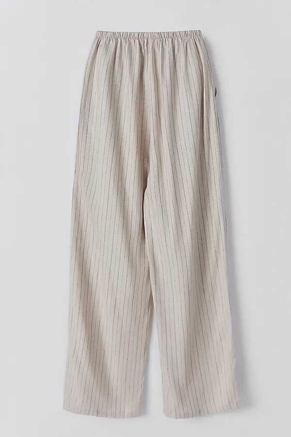 Брюки MARK FORMELLE, полоска на бежевом - фото 2