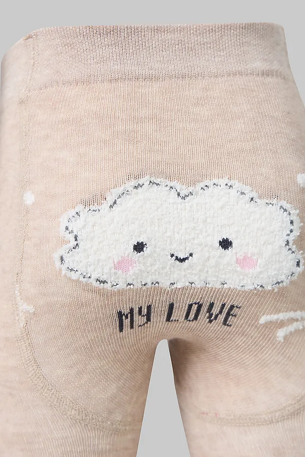 Колготки детские MARK FORMELLE, бежевый меланж - фото 2