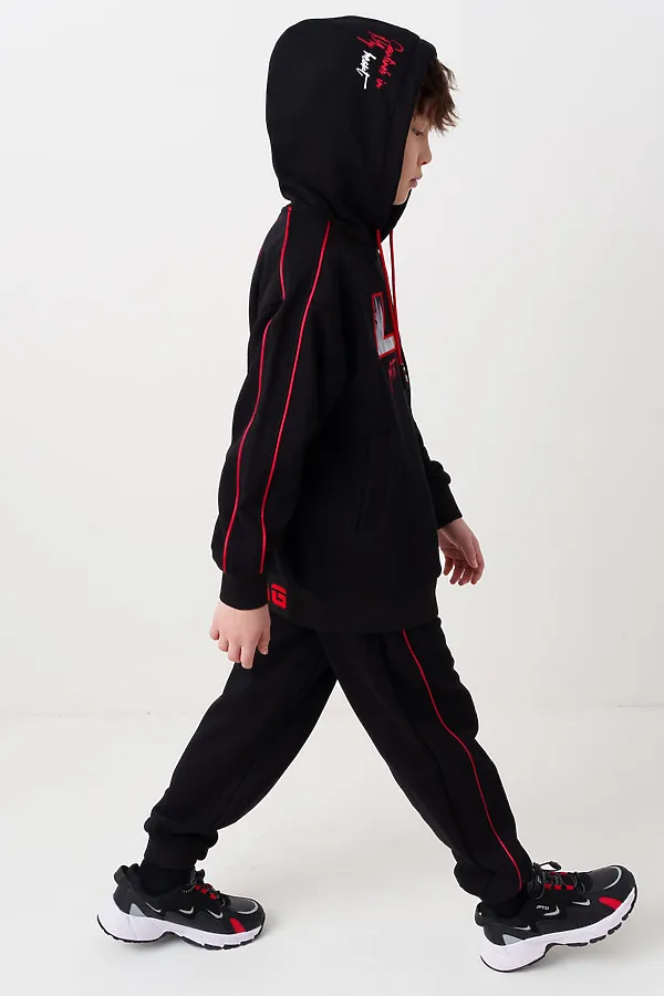 Толстовка трикотажная для мальчиков PLAYTODAY, черный - фото 2