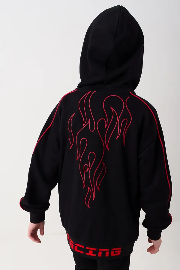 Толстовка трикотажная для мальчиков PLAYTODAY, черный - фото 2