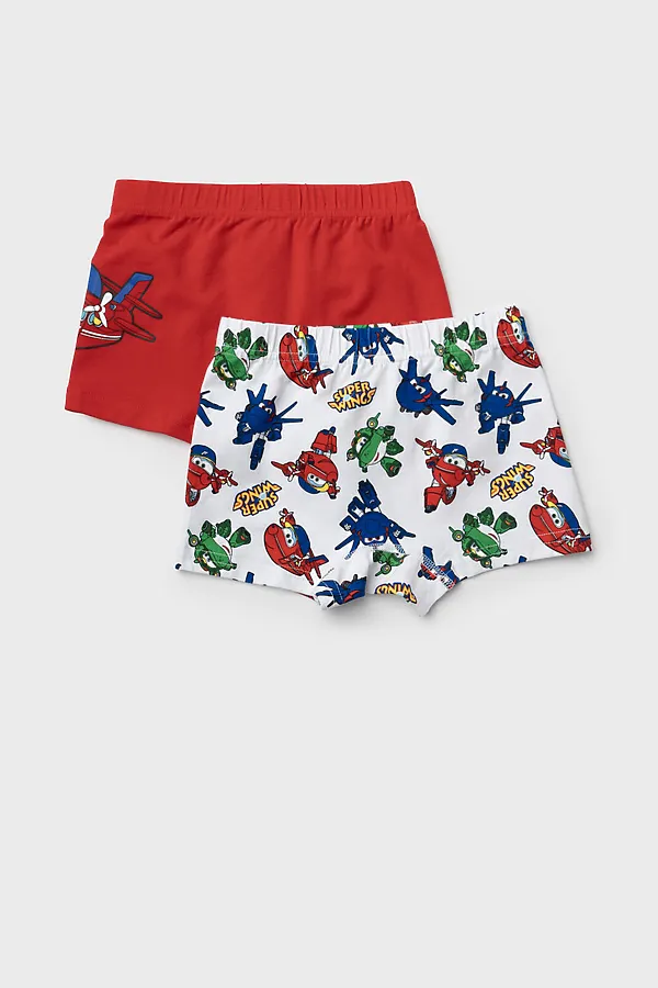Трусы трикотажные для мальчиков - боксеры, 2 шт в комплекте PLAYTODAY, разноцветный - фото 2
