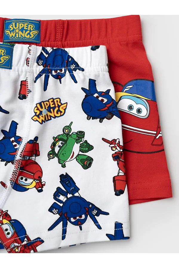 Трусы трикотажные для мальчиков - боксеры, 2 шт в комплекте PLAYTODAY, разноцветный - фото 2