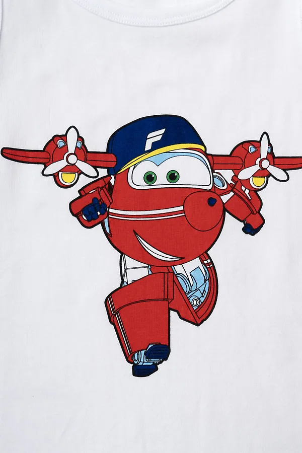 Комплект трикотажный для мальчиков: майка, трусы PLAYTODAY, разноцветный - фото 2