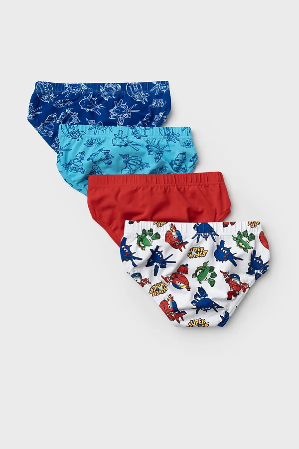 Трусы трикотажные для мальчиков - брифы, 4 шт в комплекте PLAYTODAY, разноцветный - фото 2