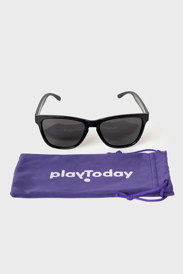 Солнцезащитные очки с поляризацией для детей PLAYTODAY, черный - фото 2