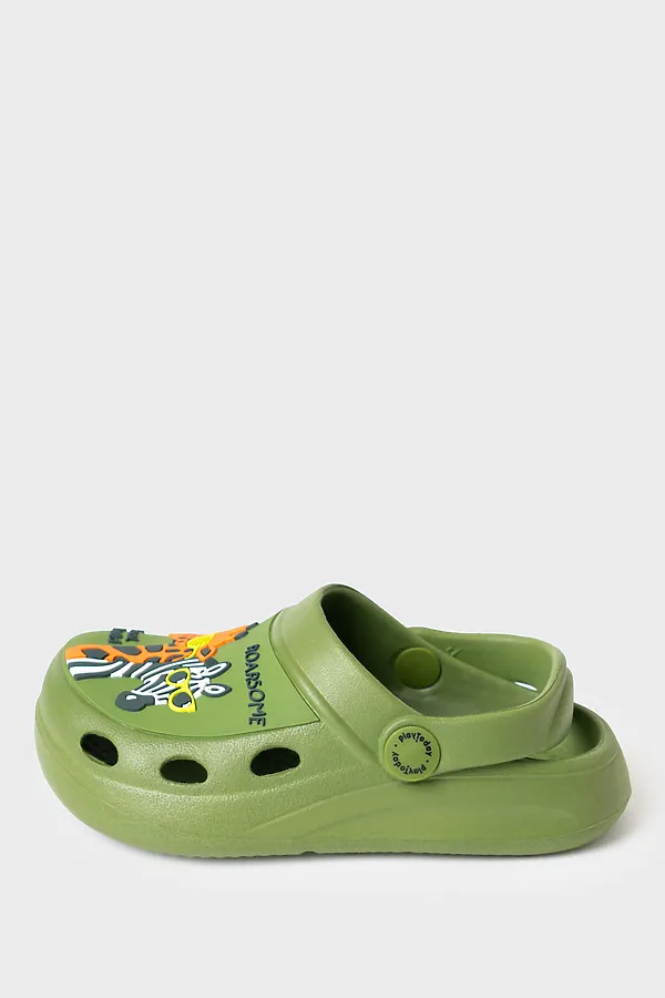 Сабо для мальчиков PLAYTODAY, зеленый - фото 2