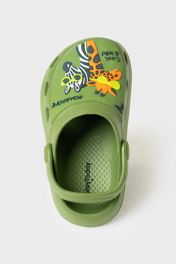 Сабо для мальчиков PLAYTODAY, зеленый - фото 2