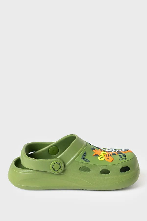 Сабо для мальчиков PLAYTODAY, зеленый - фото 2