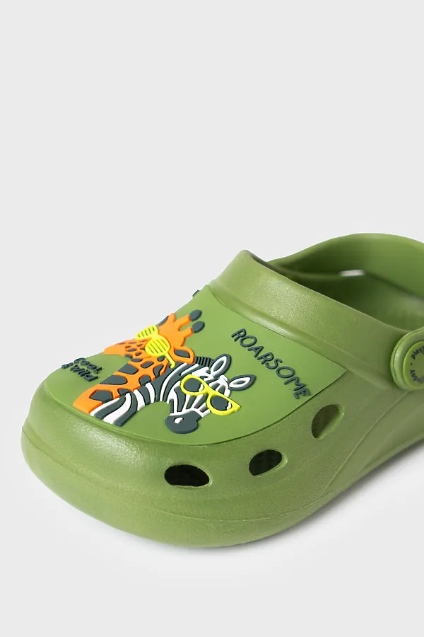 Сабо для мальчиков PLAYTODAY, зеленый - фото 2