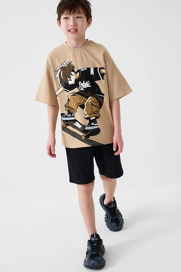 Полуботинки для мальчиков PLAYTODAY, черный - фото 2