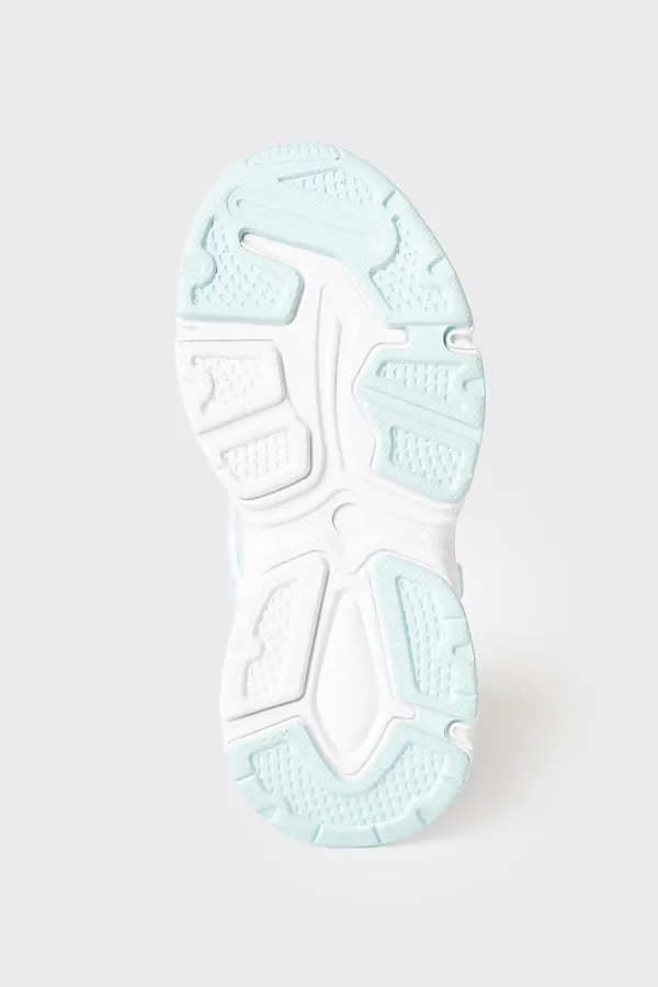 Полуботинки для девочек PLAYTODAY, бирюзовый,серебряный - фото 2