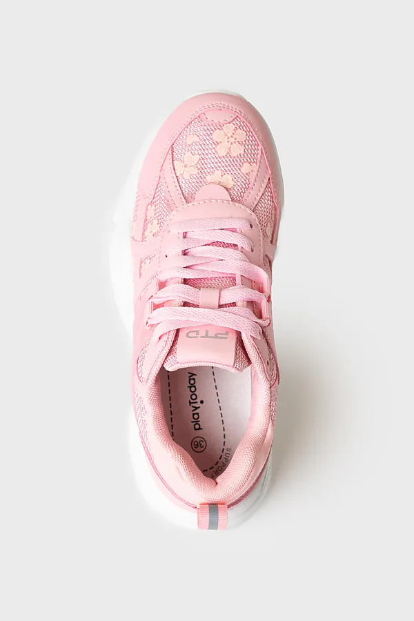 Полуботинки для девочек PLAYTODAY, розовый - фото 2