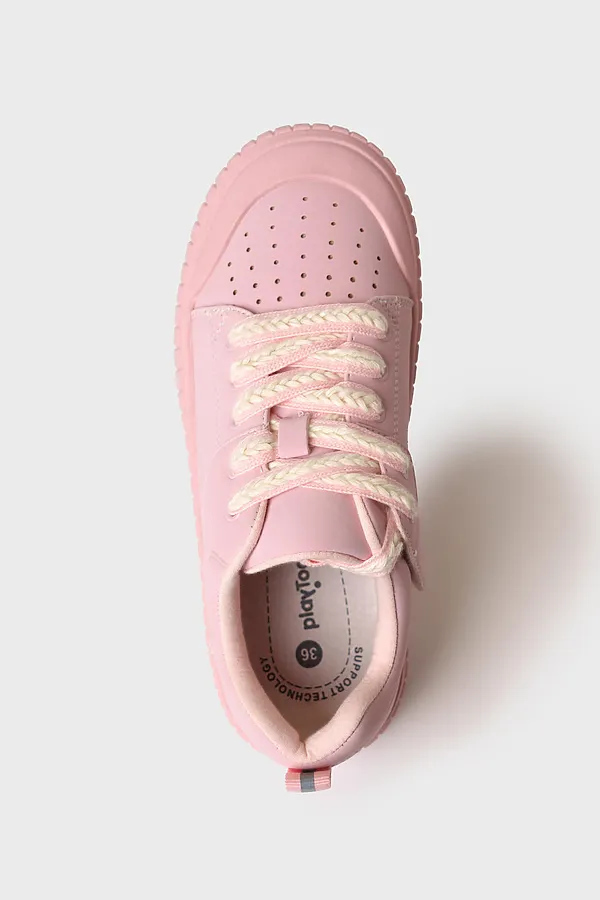 Полуботинки для девочек PLAYTODAY, розовый - фото 2