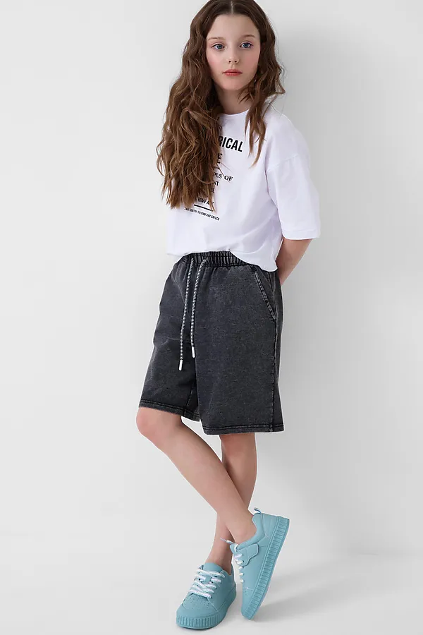 Полуботинки для девочек PLAYTODAY, голубой - фото 2