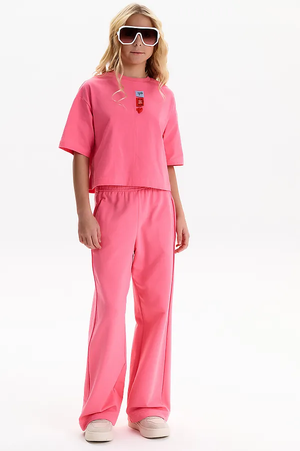 Брюки для девочек PELICAN, розовый - фото 2