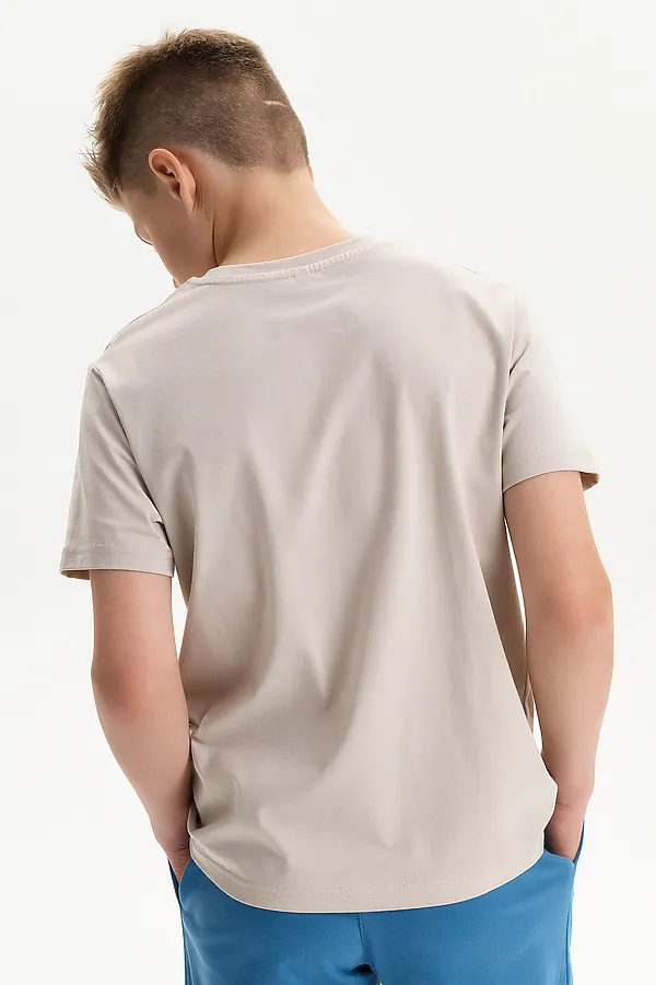 Футболка для мальчиков PELICAN, светло-серый - фото 2