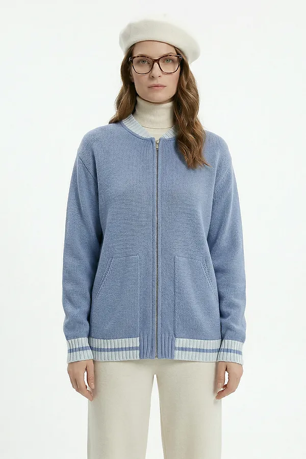 Кардиган NEWVAY, зимнее утро/осеннее небо - фото 2