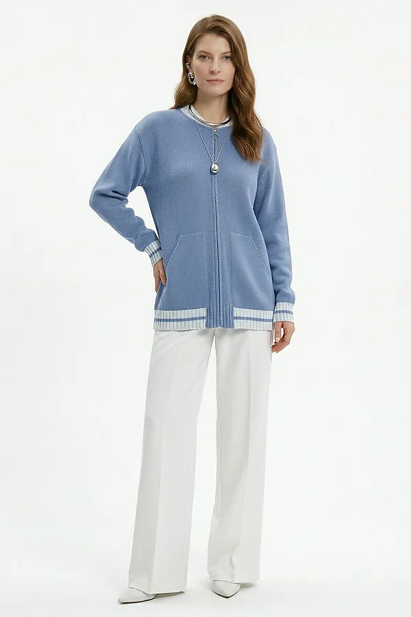 Кардиган NEWVAY, зимнее утро/осеннее небо - фото 2