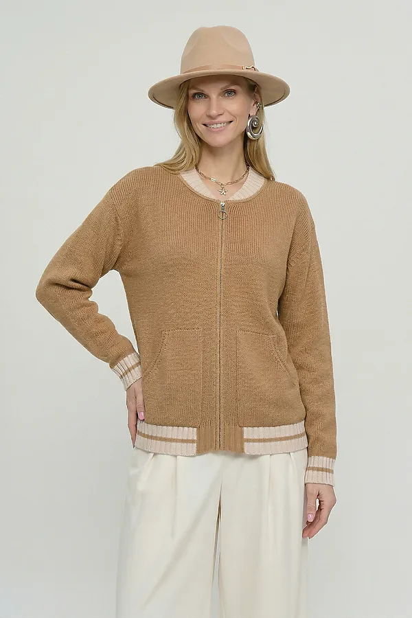 Кардиган NEWVAY, карамельный кофе/ваниль - фото 2