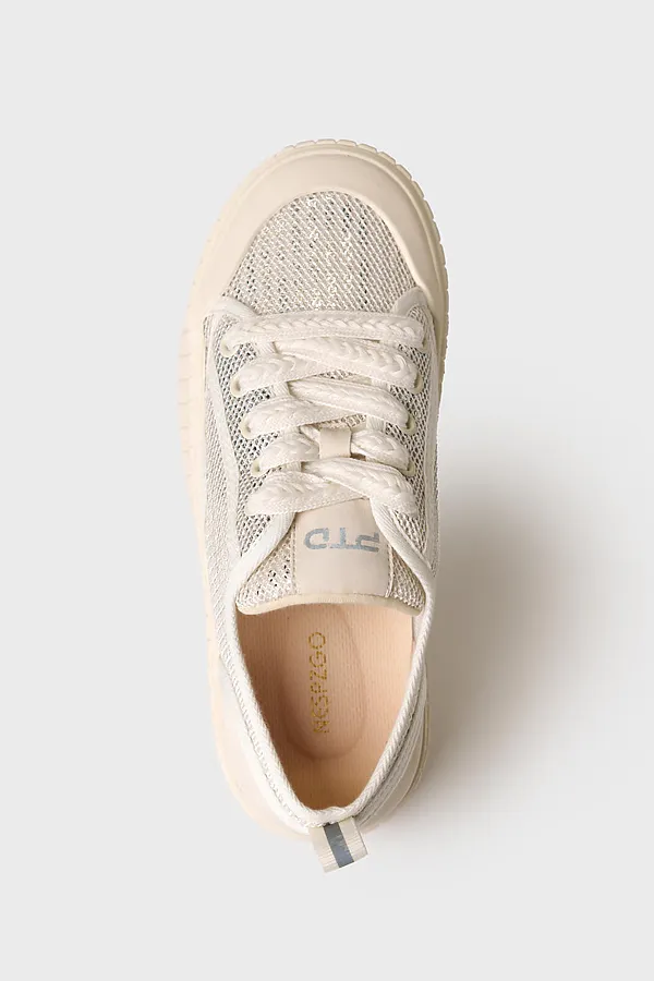 Полуботинки для девочек PLAYTODAY, белый,серебряный - фото 2