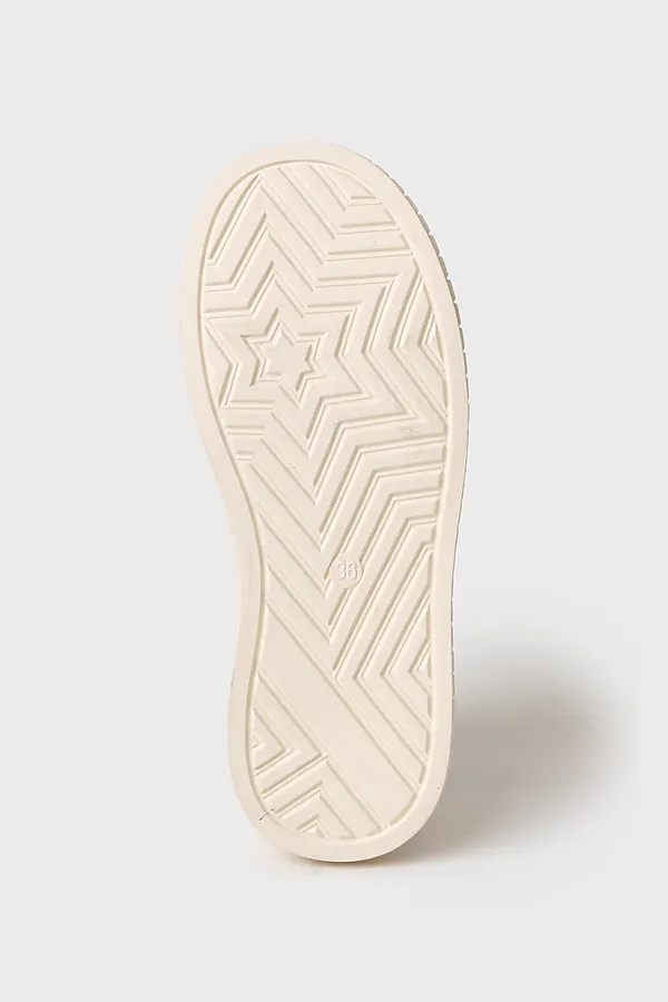 Полуботинки для девочек PLAYTODAY, белый,серебряный - фото 2