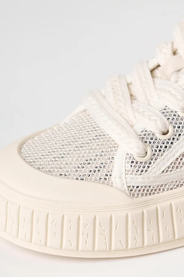 Полуботинки для девочек PLAYTODAY, белый,серебряный - фото 2