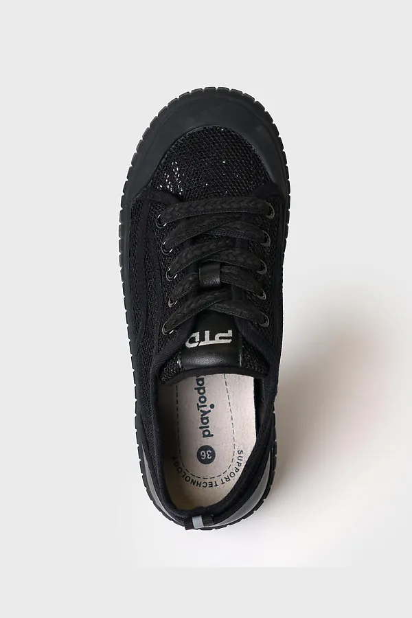 Полуботинки для девочек PLAYTODAY, черный - фото 2