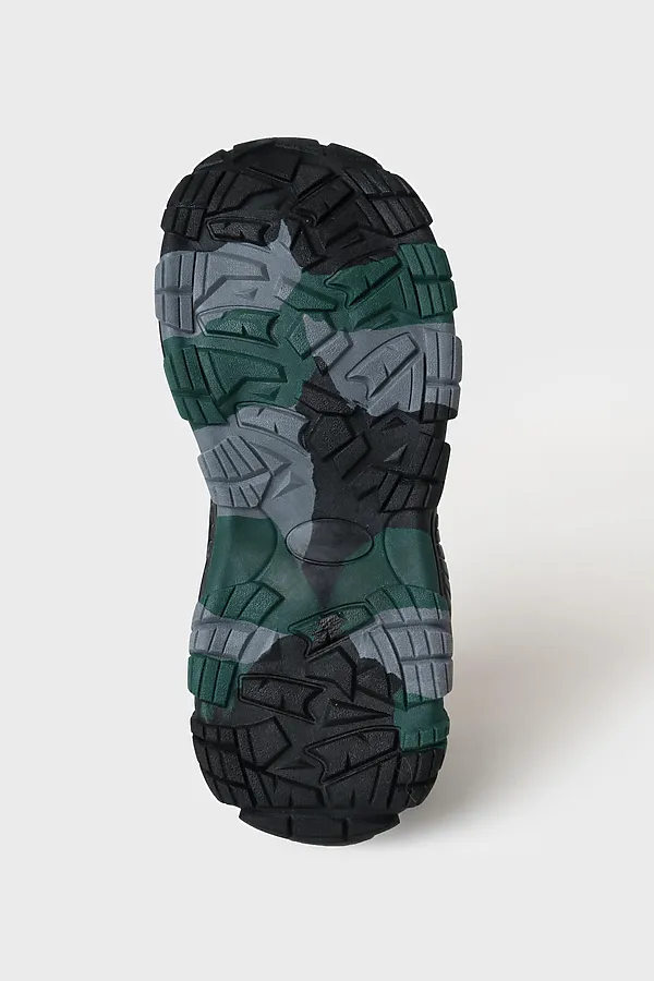 Сандалии для мальчиков PLAYTODAY, черный,зеленый - фото 2