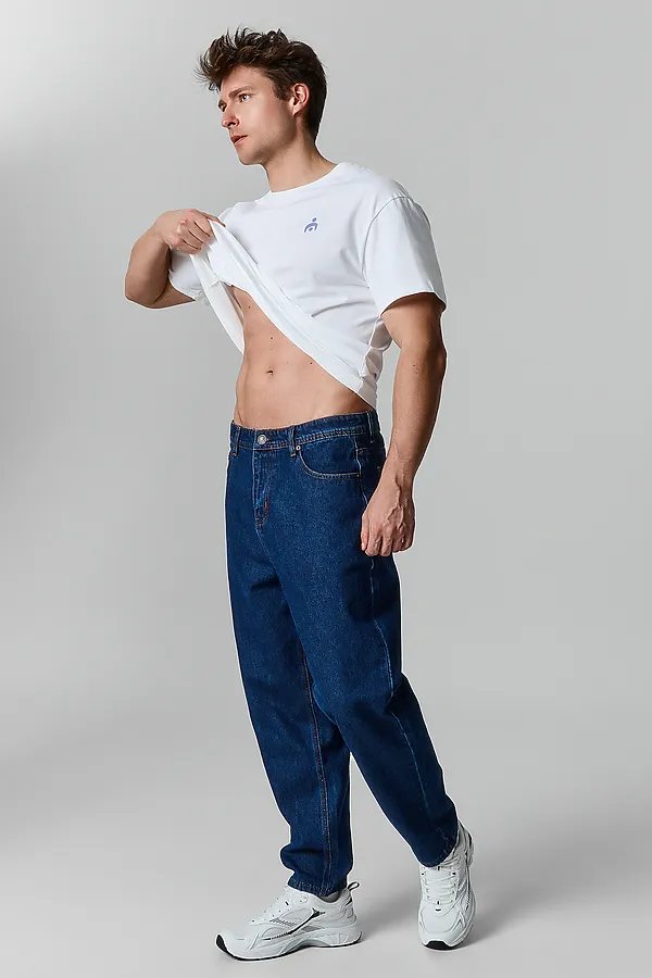 Джинсы мужские MARK FORMELLE, темно -синий - фото 2