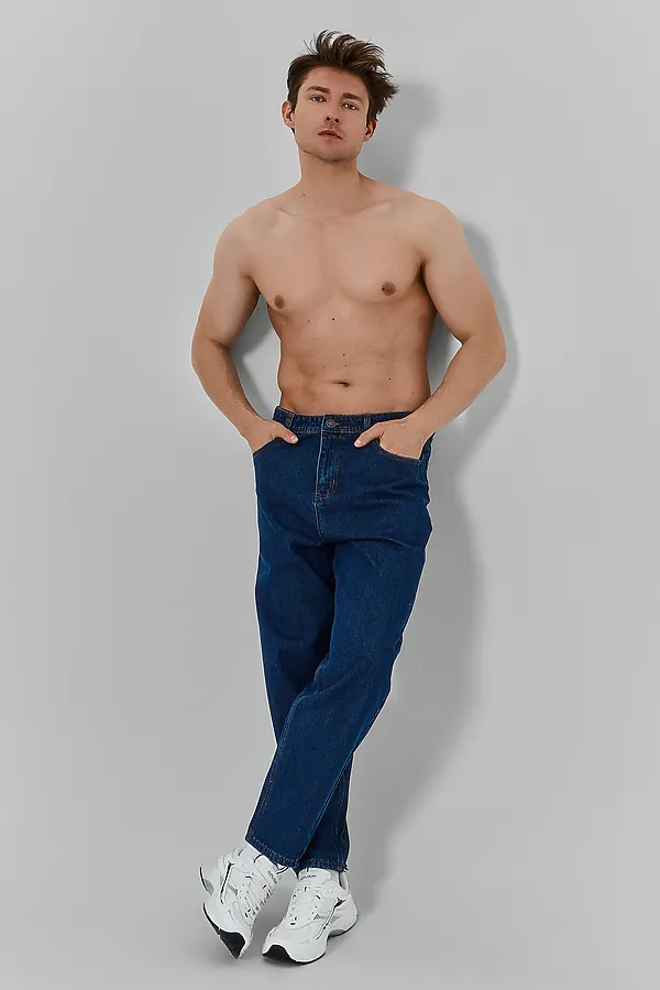 Джинсы мужские MARK FORMELLE, темно -синий - фото 2