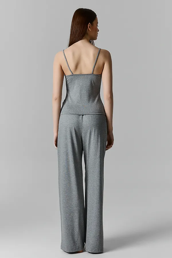 Комплект женский (топ, брюки) MARK FORMELLE, средне -серый меланж 4425-в - фото 2