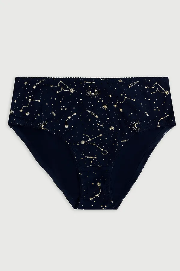 Трусы женские MARK FORMELLE, созвездия на черном - фото 2