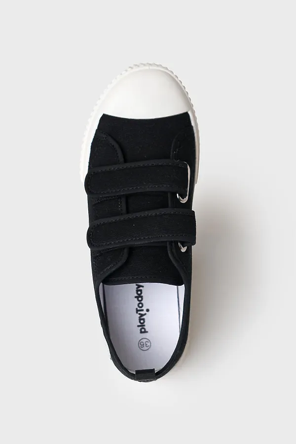 Полуботинки детские для девочек PLAYTODAY, черный - фото 2