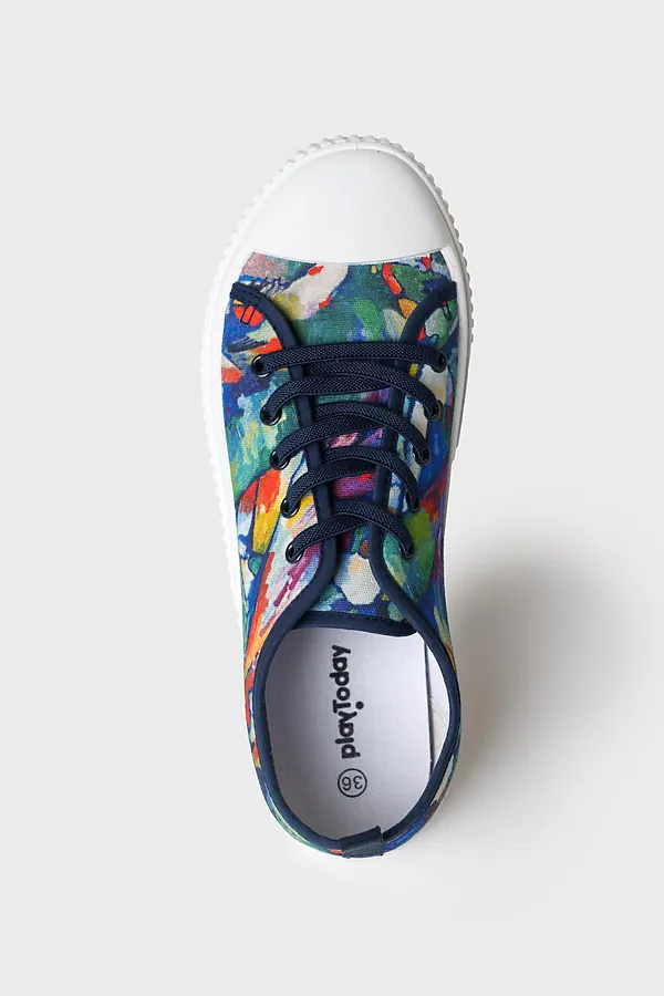 Полуботинки детские для девочек PLAYTODAY, разноцветный - фото 2