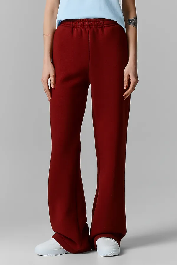 Брюки женские MARK FORMELLE, бордовый - фото 2