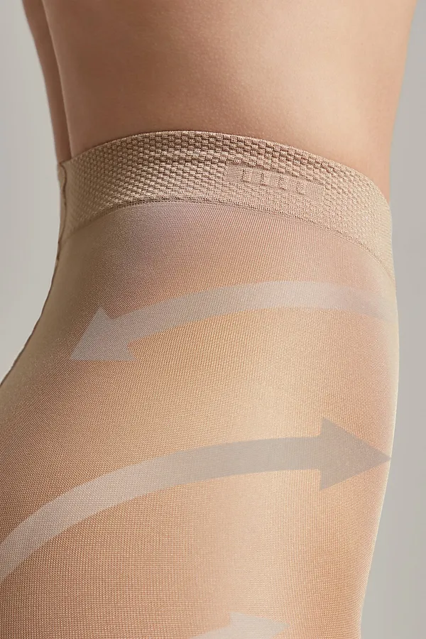 CONTE CONTROL 20 Колготки женские с утягивающими удлиненными шортиками CONTE ELEGANT, bronze - фото 2
