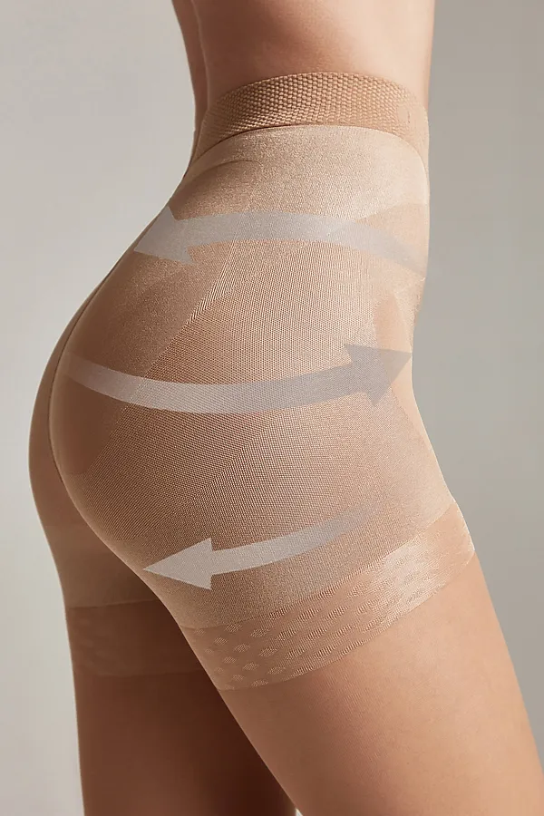 CONTE X-PRESS 20 Колготки женские с сильной коррекцией «7 зон» и эффектом push-up CONTE ELEGANT, bronze - фото 2