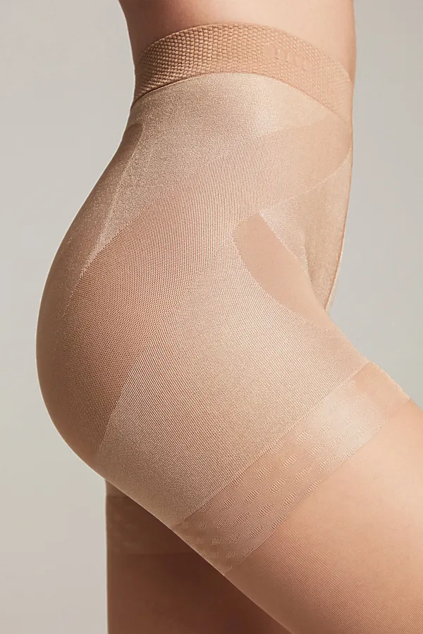 CONTE X-PRESS 20 Колготки женские с сильной коррекцией «7 зон» и эффектом push-up CONTE ELEGANT, bronze - фото 2