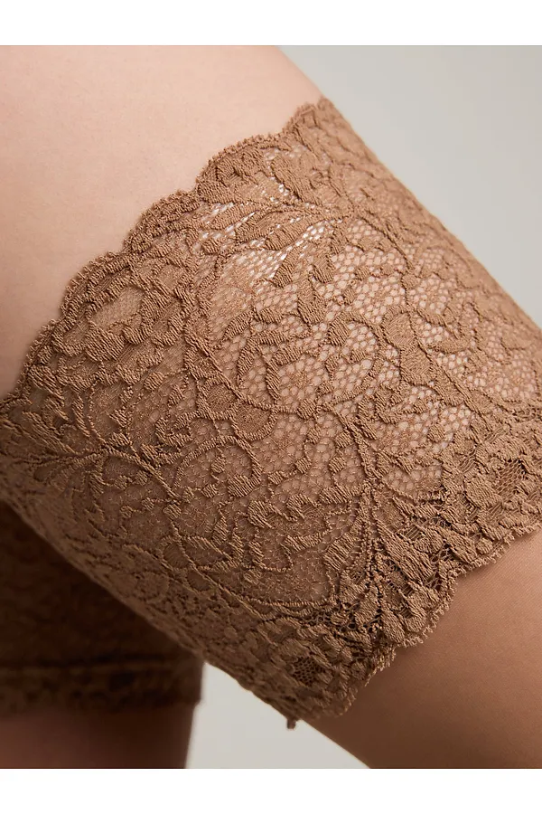CONTE AMOUR Чулки с ажурной резинкой и эффектом шелка CONTE ELEGANT, bronze - фото 2