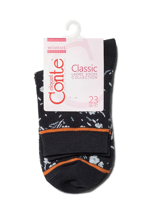 CONTE CLASSIC Хлопковые носки CONTE ELEGANT, grafit - фото 2