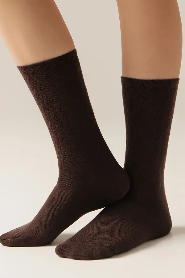 CONTE ACTIVE Носки женские хлопковые (удлиненные) CONTE ELEGANT, chocolate - фото 2
